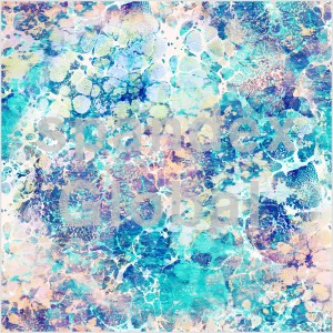 Abstract Blue Watercolour Print